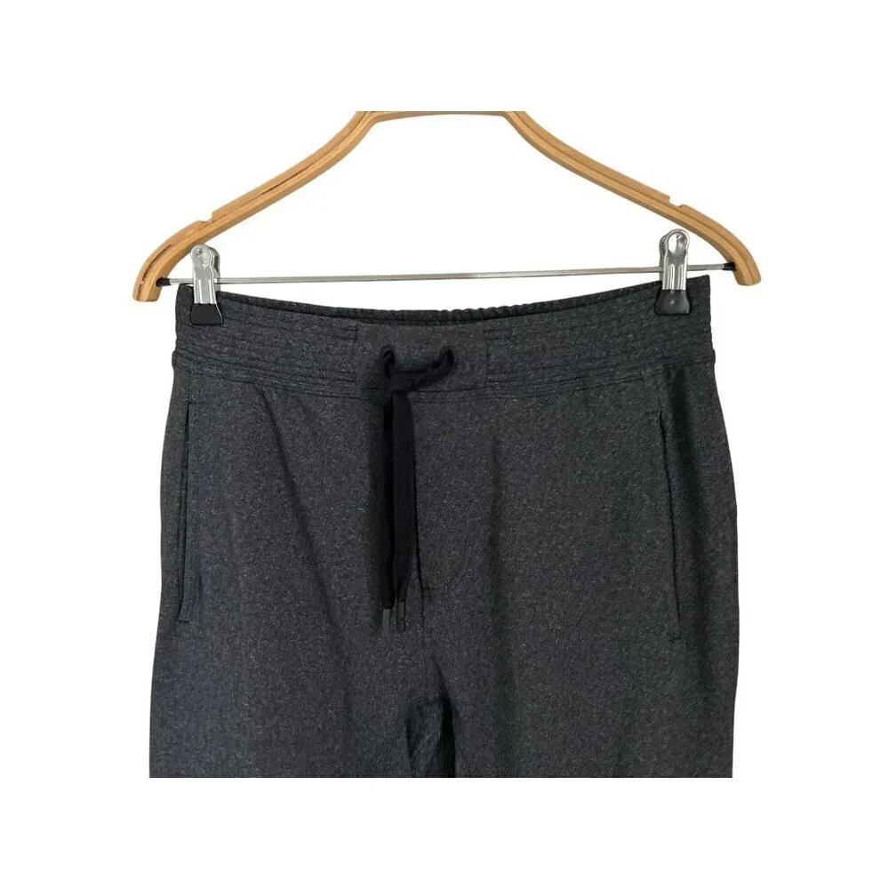 Lululemon Anti-Gravity Sweat Pant Heathered Gray Joggers Adjustable Waist Size S